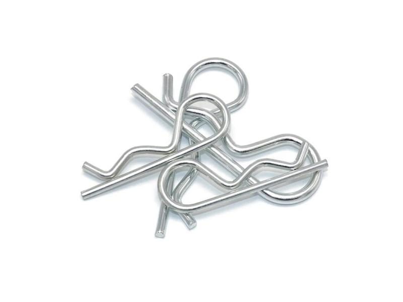 50pcs 20pcs Carbon Steel Anti-rust Hair Pin Hitch Retaining R Clip Cotter Carousel 2