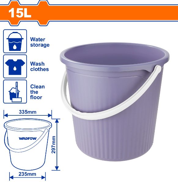 PLASTIC BUCKET 15L Carousel 1