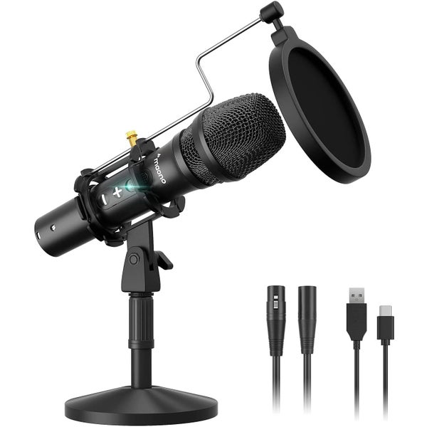MAONO HD300T USB/XLR Dynamic Broadcast Microphone (Half price) Carousel 1