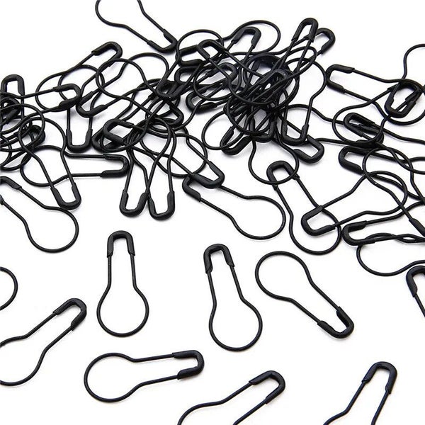 100pcs Mix Safety Pins Metal Gourd Pins Crochet Locking Knitting Cross St CHK12N Carousel 1