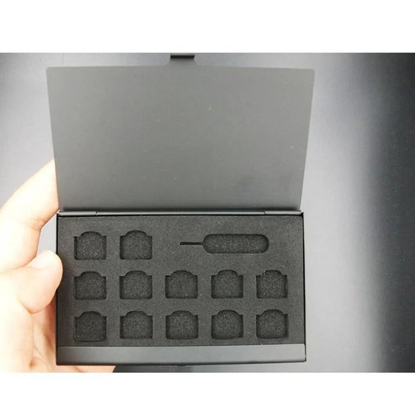 12 Slots NANO+1 Slot Card Pin Aluminum Portable SIM Micro Pin SIM Card Na CHK12N Carousel 2