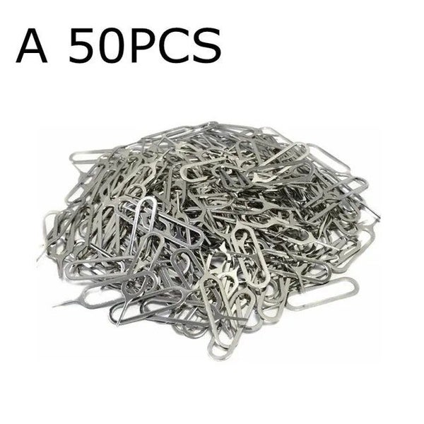 100Pcs Metal Eject Sim Card Tray Open Pin Needle Key Tool for Universal M CHK12N Carousel 1