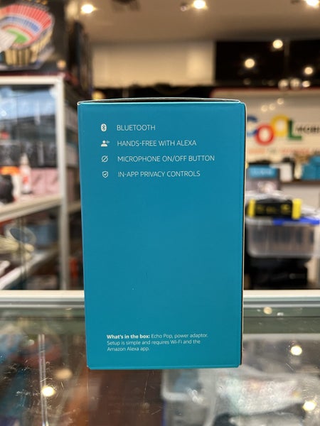 AMAZON ECHO POP Smart Speaker with Alexa Charcoal 1 Year WARRANTY + AFTERPAY Carousel 12