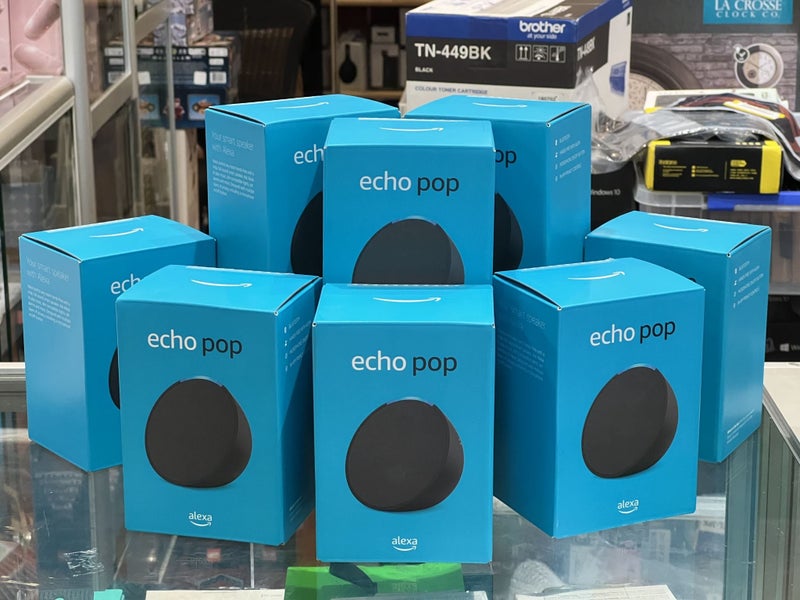 AMAZON ECHO POP Smart Speaker with Alexa Charcoal 1 Year WARRANTY + AFTERPAY Carousel 1