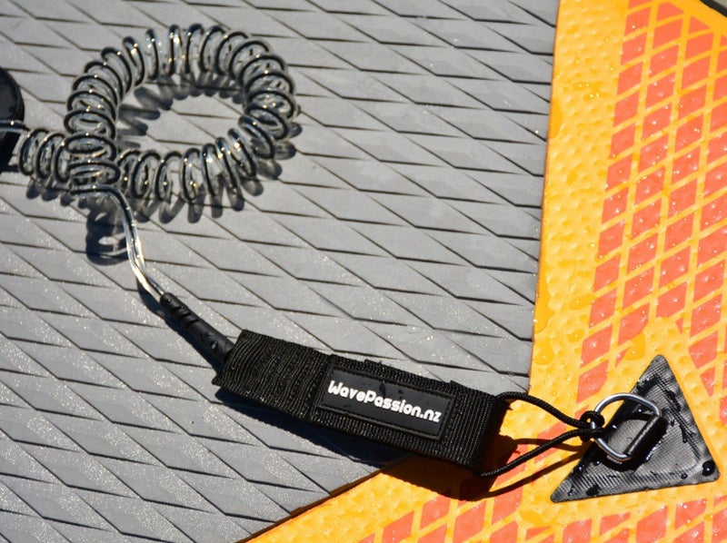 SUP Leash 10ft Coiled Ankle Leash Carousel 3