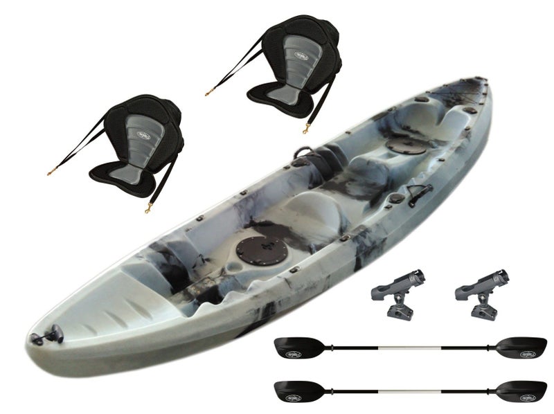 EZ365 Double Kayak White-Black Carousel 2