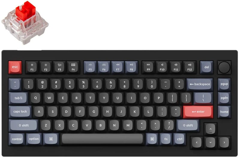 Keychron V1 75% RGB Keychron K Pro Red Fully Assembled w / Knob... Carousel 1
