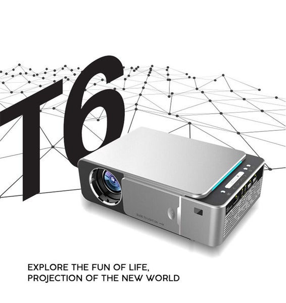 T6 HD Portable Smart WIFI LED Projector Full HD Home Cinema 1080P--FREE SHIPPING629673620670731119