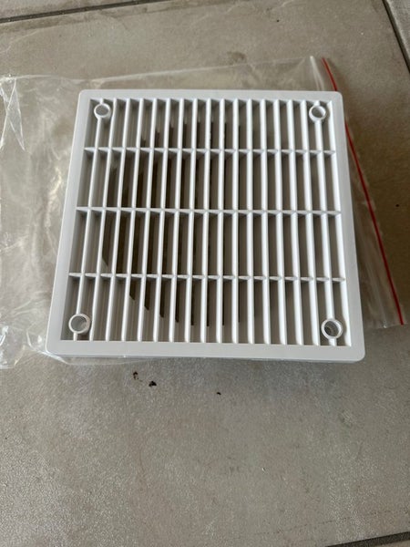 Plastic Fixed Louver Grill for 150mm pipe Carousel 1