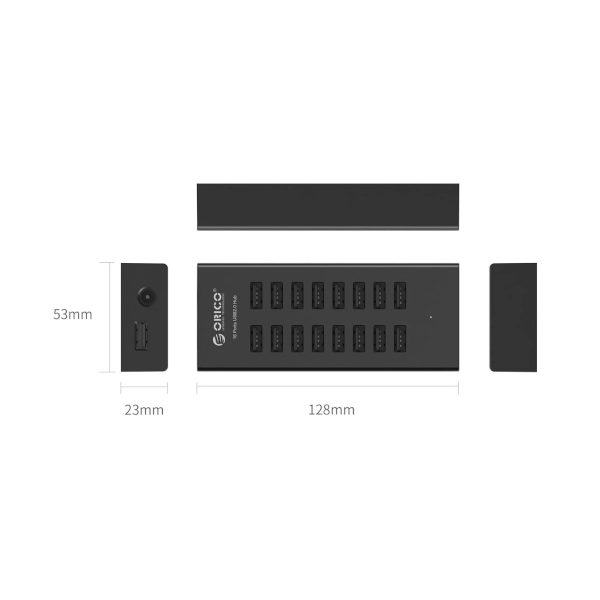 16 Ports Usb 2.0 Hub Multi Splitter Adapter Dock With 12V2a Power USB Cables Hub Carousel 2