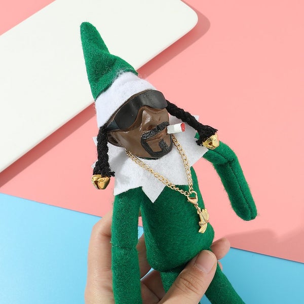 Snoop on A Stoop Christmas Elf Doll Spy on A Bent Christmas Elf Doll Carousel 6