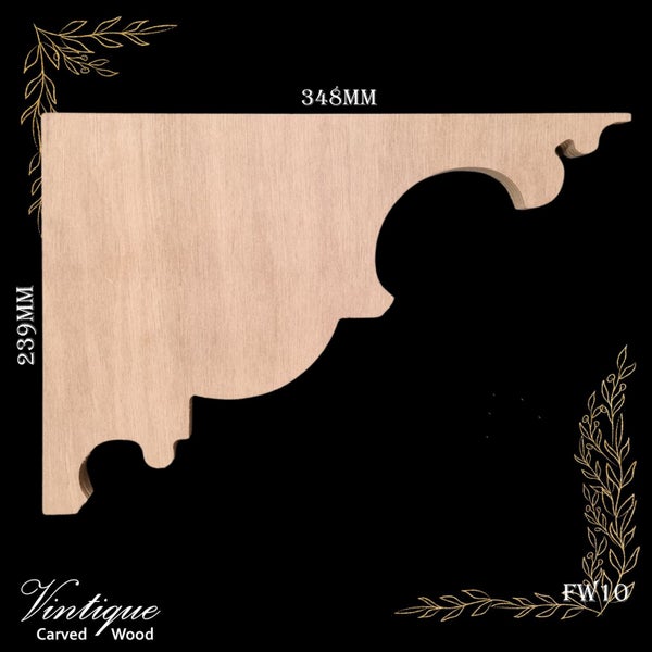 Carved wooden Lace Fretwork-Veranda (FW10) 348mm x 239mm Carousel 3