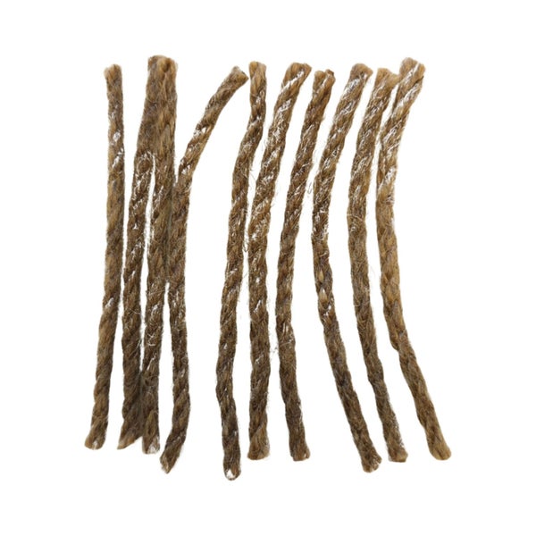 10pcs Fire Starting Rope Kit - Natural Hemp Fire Starter Tinder Wick - Bushcraft Carousel 1