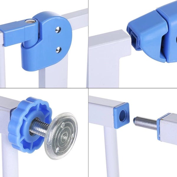 Premium Easy Fit Pet Safety /Baby Gate 75-86 cm Carousel 6