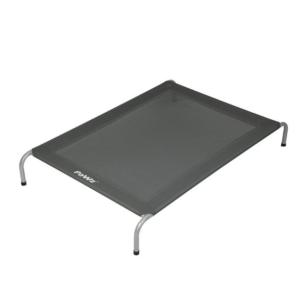 Pawz Elevated Trampoline Pet Bed Dog Puppy Raised Heavy Duty Extra-Large Grey Carousel 1
