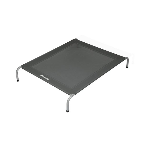 Pawz Elevated Trampoline Pet Bed Dog Puppy Raised Heavy Duty Medium Grey Carousel 1