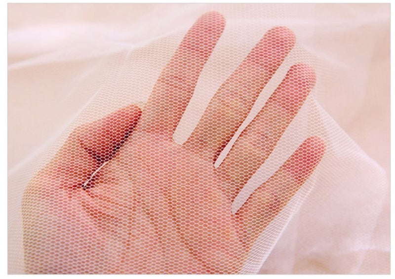 PTN WHITE 1.3x1.5m Anti mosquito Net Fly screen Bug Mesh Insect Self-adhesive Carousel 2