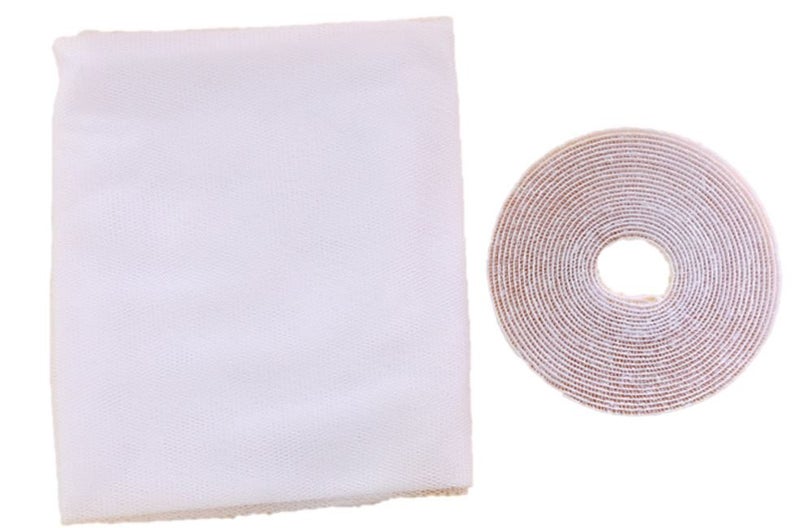 PTN WHITE 1.3x1.5m Anti mosquito Net Fly screen Bug Mesh Insect Self-adhesive Carousel 4