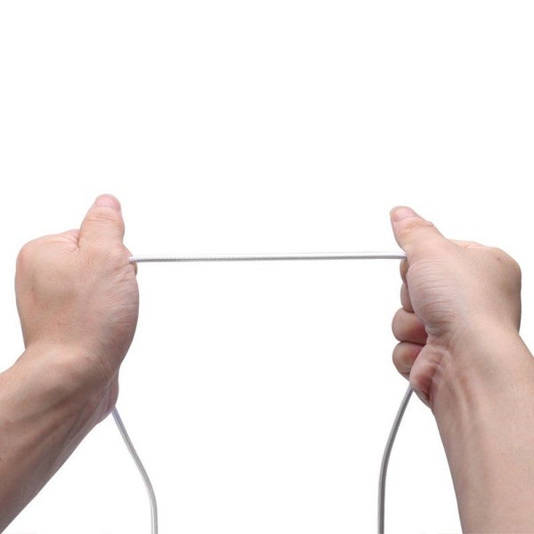 PTN 2A 2M SILVER Android Phone Micro Cable Braid Charge USB mobile Fast Charge Carousel 2