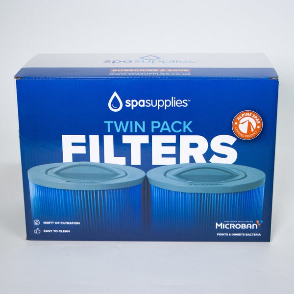 Spa Pool Microban Filters (Standard Pair) - For Alpine Spas62864740202625112