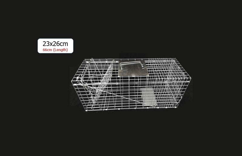 PTN 23x26x66cm Possum Trap Animal Cage Rabbit Bird Cat Rodent Rat Live Catch Carousel 1