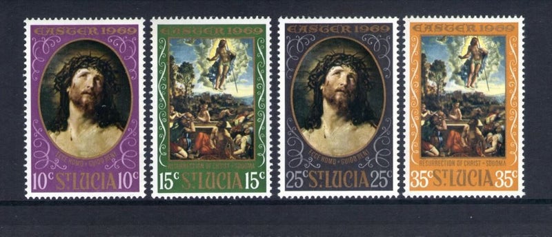 St Lucia - 1969 Easter Set (4) - UHM - 260/3 Carousel 1