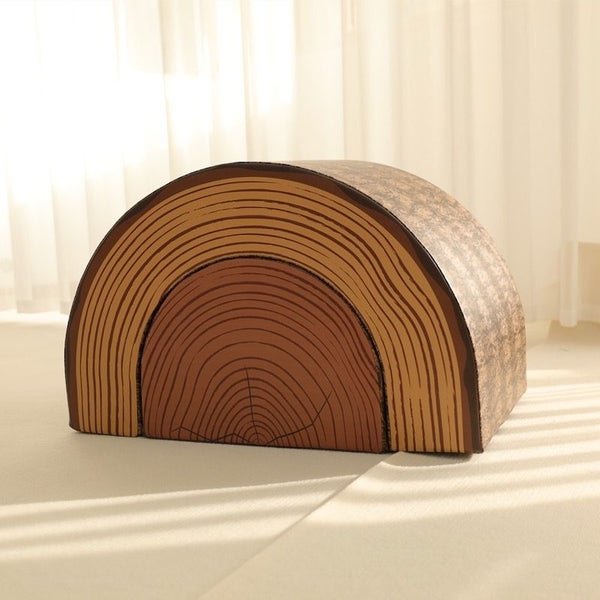 New Soft Play 2 Piece Log Tunnel Set Carousel 1