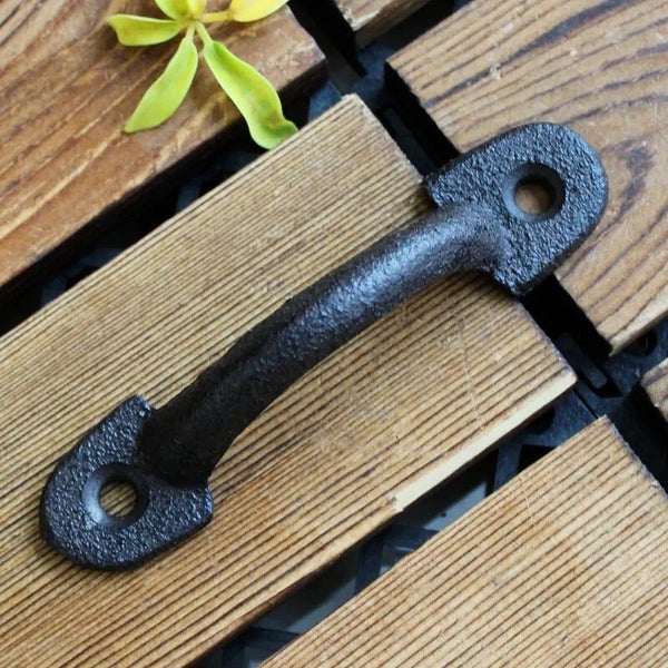 Retro European Garden Courtyard Cast Iron Craft Door Handles Home Decora CHK12N Carousel 1