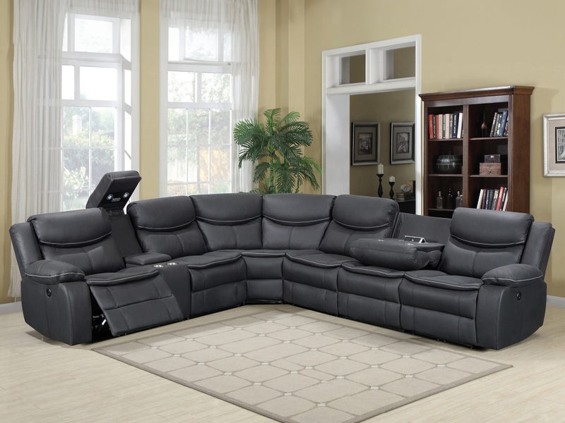 Electric Recliner Corner Sofa Carousel 1