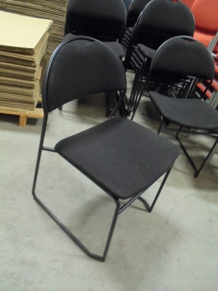 Stack chair Black Carousel 1