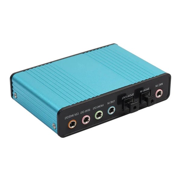 Professional USB Sound Card 6 Channel 5.1 Optical External Audio Card Con CHK12N Carousel 1