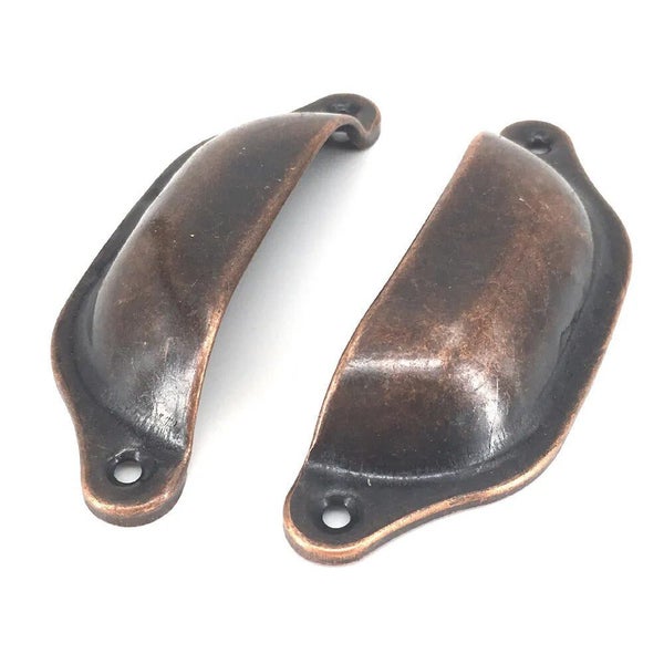 2PCS Vintage Kitchen Cupboard Door Cabinet Drawer Pulls Handles Antique S CHK12N Carousel 1