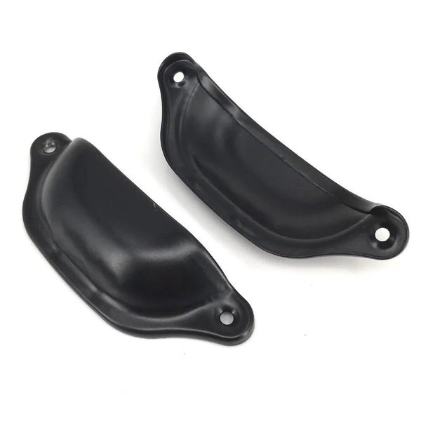2PCS Vintage Kitchen Cupboard Door Cabinet Drawer Pulls Handles Antique Shell Sh Carousel 1