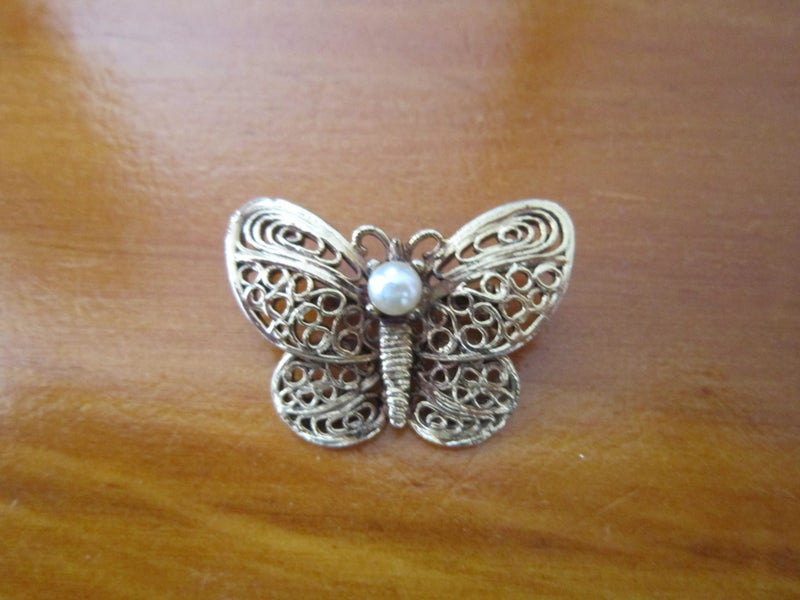 Vintage Tacoa Butterfly Brooch Carousel 1