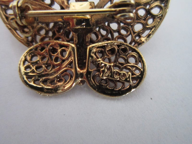 Vintage Tacoa Butterfly Brooch Carousel 4