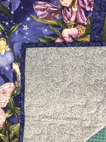 Blue Fairies Cot Quilt Carousel 2