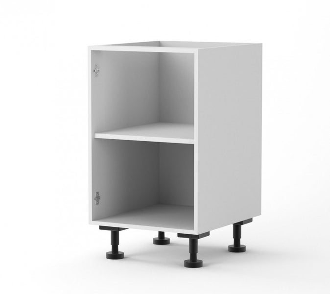 500mm wide Base cabinet - Melamine White Carousel 2