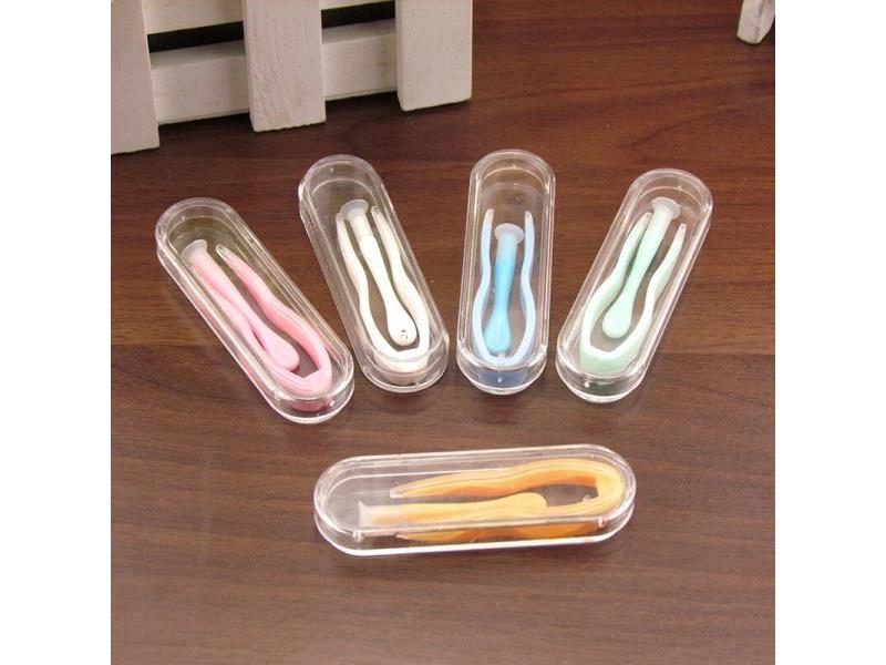 2set/Lot Portable Tweezers Suction Stick For Contact Lens Tools Carousel 1