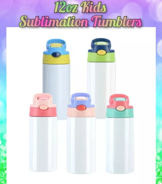 Kids Sublimation Bottle Blanks 12 oz Carousel 14