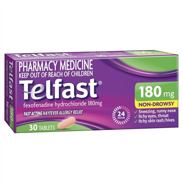 Telfast 180mg 30 Tablets Carousel 1
