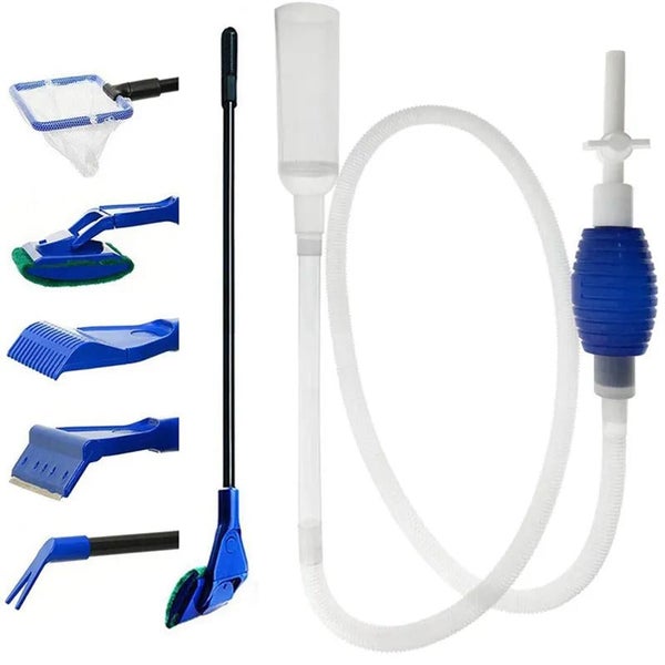 Aquarium Cleaning Tools 5 in 1 Fish Tank Cleaning Kit Tools Algae Scraper CHK12N Carousel 2