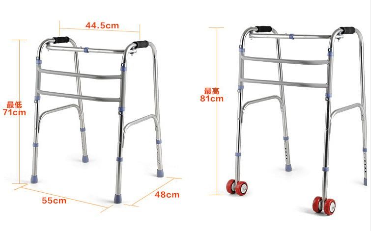Folding Walker stainless steel for the elderly disabled Walker Carousel 5