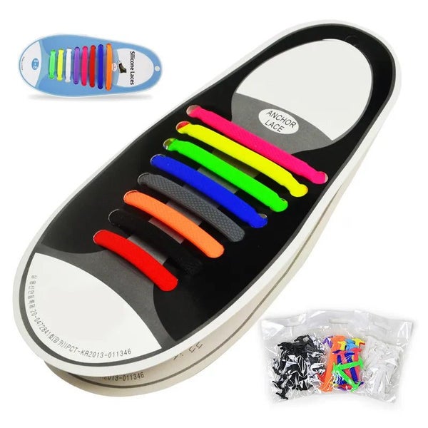 2023 New 16pcs/lot Shoes Accessories Elastic Silicone Shoelaces Elastic S CHK12N Carousel 22