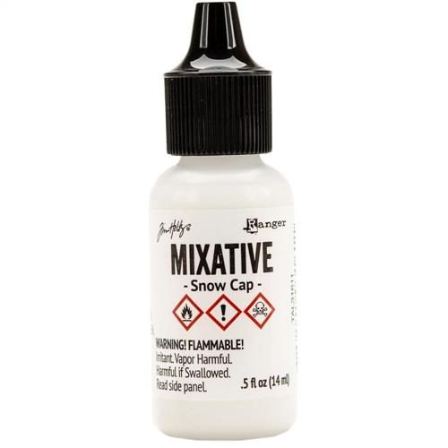 Ranger Ink Tim Holtz Alcohol Ink Mixatives .5oz - Snow Cap Carousel 1