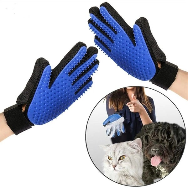 Cat Grooming Glove for Cats Wool Glove Pet Hair Deshedding Brush Comb Glo CHK12N Carousel 2