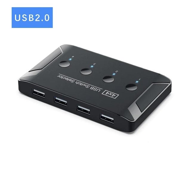 USB Switch KVM USB 3.0 Switcher with Extender 4 Computers Share 4PCS 3P CHK12N Carousel 1