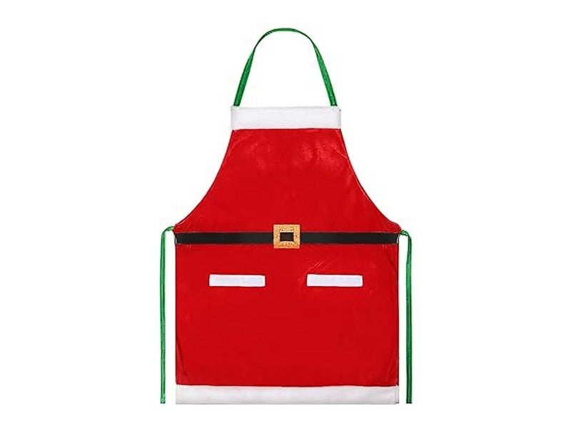Christmas Apron Kitchen Cooking Apron Sleeveless Apron Baking Apron - Style 1 Carousel 2