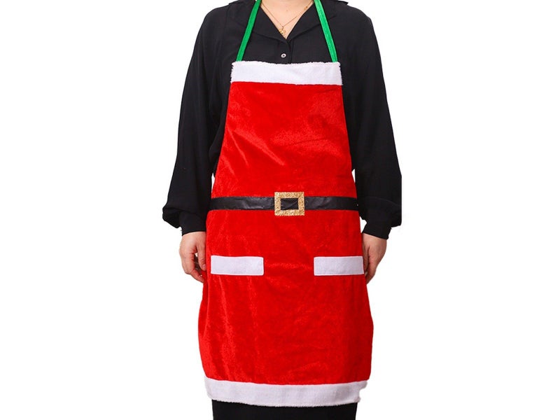 Christmas Apron Kitchen Cooking Apron Sleeveless Apron Baking Apron - Style 1 Carousel 3