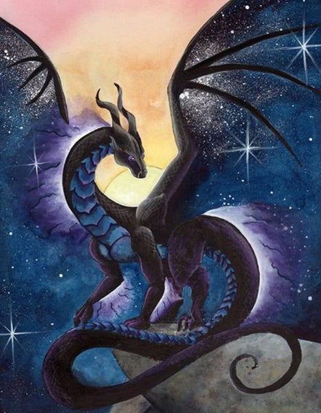 Mythical Animal Pictures 5D Diamond Painting Kits Diamond Mosaic Dragon H CHK12N Carousel 1