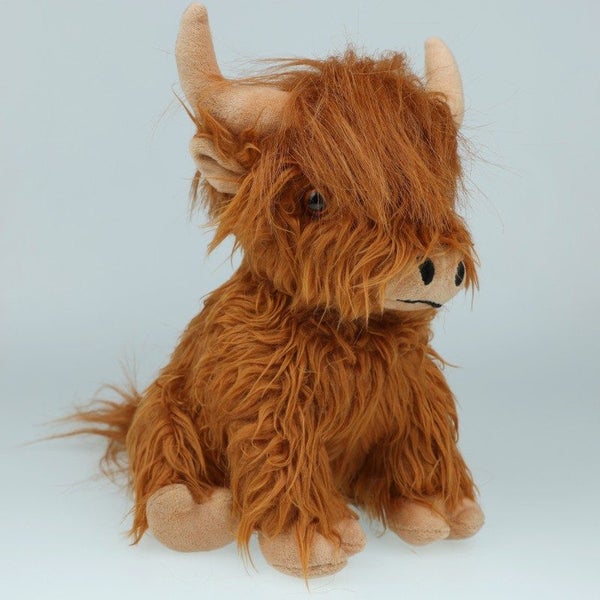 25cm Highland Cow Plush Carousel 2